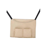 Maxbell Universal Car Net Pocket Handbag Holder Between Car Seat Storage Bag Beige