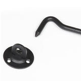 Maxbell 4 Inch Barn Door Lock Privacy Hook with Mounting Screws for Garage Closet Round Base