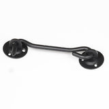 Maxbell 4 Inch Barn Door Lock Privacy Hook with Mounting Screws for Garage Closet Round Base