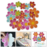 Maxbell 20x Bathtub Stickers Safety Flower Decals Tread Non Slip Anti-Skid Applique