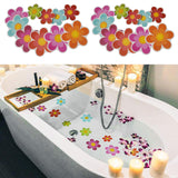 Maxbell 20x Bathtub Stickers Safety Flower Decals Tread Non Slip Anti-Skid Applique