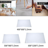 Maxbell Office Computer Carpet Protector Chair Mat 1.5mm Thick PVC Mat 40x60cm