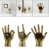 Maxbell Hand Gesture Sculpture Ornament Figurine Statue Office Cabinet Artwork A