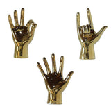 Maxbell Hand Gesture Sculpture Ornament Figurine Statue Office Cabinet Artwork A