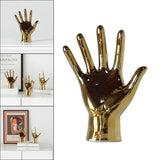 Maxbell Hand Gesture Sculpture Ornament Figurine Statue Office Cabinet Artwork A