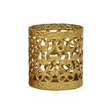 Maxbell Tabletop Iron Candle Holder Stand Hollow Mini Candlestick Holder Home Decor Style3