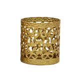 Maxbell Tabletop Iron Candle Holder Stand Hollow Mini Candlestick Holder Home Decor Style3