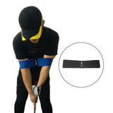 Maxbell Golf Training Aid Motion Correction Belt Swing Arm Band For Beginners Black