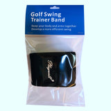 Maxbell Golf Training Aid Motion Correction Belt Swing Arm Band For Beginners Black