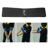 Maxbell Golf Training Aid Motion Correction Belt Swing Arm Band For Beginners Black