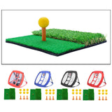 Maxbell Golf Chipping Net Golfing Target Practice Mat, Ball, Tees, Backyard Orange