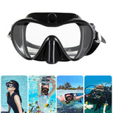 Maxbell Adults Free Diving Mask Leakproof No Fogging Scuba Diving Glasses Black