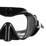 Maxbell Adults Free Diving Mask Leakproof No Fogging Scuba Diving Glasses Black