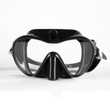 Maxbell Adults Free Diving Mask Leakproof No Fogging Scuba Diving Glasses Black