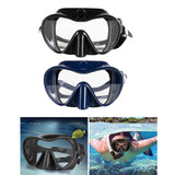 Maxbell Adults Free Diving Mask Leakproof No Fogging Scuba Diving Glasses Black