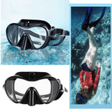 Maxbell Adults Free Diving Mask Leakproof No Fogging Scuba Diving Glasses Black