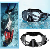 Maxbell Adults Free Diving Mask Leakproof No Fogging Scuba Diving Glasses Black