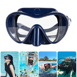 Maxbell Adults Free Diving Mask Leakproof No Fogging Scuba Diving Glasses Blue