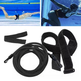 Maxbell 4m Swimming Resistance Belt Swim Tether Trainer Training Aids Black 10mm