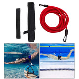 Maxbell 4m Swimming Resistance Belt Swim Tether Trainer Training Aids Red 10mm