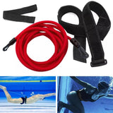 Maxbell 4m Swimming Resistance Belt Swim Tether Trainer Training Aids Red 10mm