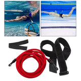 Maxbell 4m Swimming Resistance Belt Swim Tether Trainer Training Aids Red 10mm