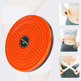 Maxbell Waist Twist Board Plate Fitness Exercise Massage Balance Foot Plate Orange