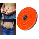 Maxbell Waist Twist Board Plate Fitness Exercise Massage Balance Foot Plate Orange