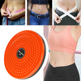 Maxbell Waist Twist Board Plate Fitness Exercise Massage Balance Foot Plate Orange