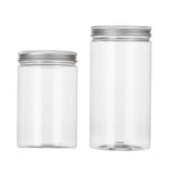 Maxbell 3Pcs Clear Empty PET Plastic Storage Containers Jars Pots w/Screw Top 800ml