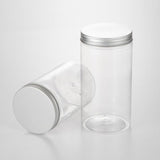 Maxbell 3Pcs Clear Empty PET Plastic Storage Containers Jars Pots w/Screw Top 800ml