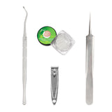 Maxbell Professional Ingrown Toenail Correction Tools Set Clippers Patch 50 Liner