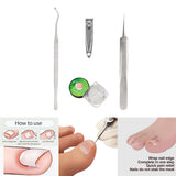 Maxbell Professional Ingrown Toenail Correction Tools Set Clippers Patch 50 Liner