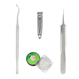 Maxbell Professional Ingrown Toenail Correction Tools Set Clippers Patch 50 Liner