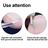 Maxbell Professional Ingrown Toenail Correction Tools Set Clippers Patch 50 Liner
