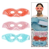 Maxbell Reusable Gel Eye Mask with Eye Holes for Puffy Eyes Puffiness  orange