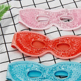 Maxbell Reusable Gel Eye Mask with Eye Holes for Puffy Eyes Puffiness  orange