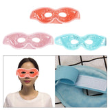 Maxbell Reusable Gel Eye Mask with Eye Holes for Puffy Eyes Puffiness  orange