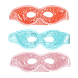 Maxbell Reusable Gel Eye Mask with Eye Holes for Puffy Eyes Puffiness  orange