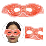 Maxbell Reusable Gel Eye Mask with Eye Holes for Puffy Eyes Puffiness  orange