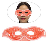 Maxbell Reusable Gel Eye Mask with Eye Holes for Puffy Eyes Puffiness  orange