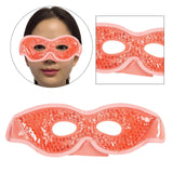 Maxbell Reusable Gel Eye Mask with Eye Holes for Puffy Eyes Puffiness  orange