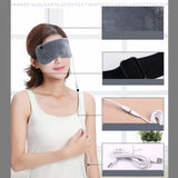 Maxbell Sleep Mask Winter Warm Sleeping Eye Mask Eyeshade Cover Shade Gray