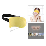 Maxbell Sleep Mask Winter Warm Sleeping Eye Mask Eyeshade Cover Shade Yellow