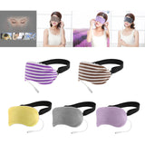 Maxbell Sleep Mask Winter Warm Sleeping Eye Mask Eyeshade Cover Shade Yellow