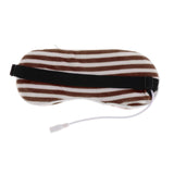 Maxbell Sleep Mask Winter Warm Sleeping Eye Mask Eyeshade Cover Shade Brown Stripe