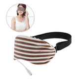 Maxbell Sleep Mask Winter Warm Sleeping Eye Mask Eyeshade Cover Shade Brown Stripe