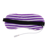 Maxbell Sleep Mask Winter Warm Sleeping Eye Mask Eyeshade Cover Shade Purple Stripe