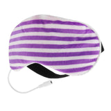 Maxbell Sleep Mask Winter Warm Sleeping Eye Mask Eyeshade Cover Shade Purple Stripe