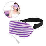 Maxbell Sleep Mask Winter Warm Sleeping Eye Mask Eyeshade Cover Shade Purple Stripe